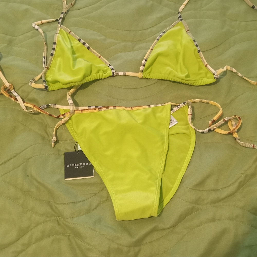Womens Burberry swimsuit sz small